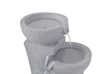 Innendørs fontene med LED-lys polyresin - Hage - Utemiljø - Hagedekorasjon - Dam & fontene