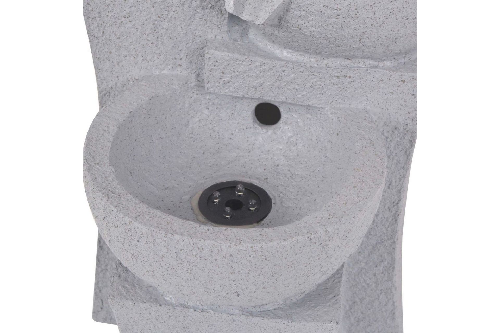 Innendørs fontene med LED-lys polyresin - Hage - Utemiljø - Hagedekorasjon - Dam & fontene