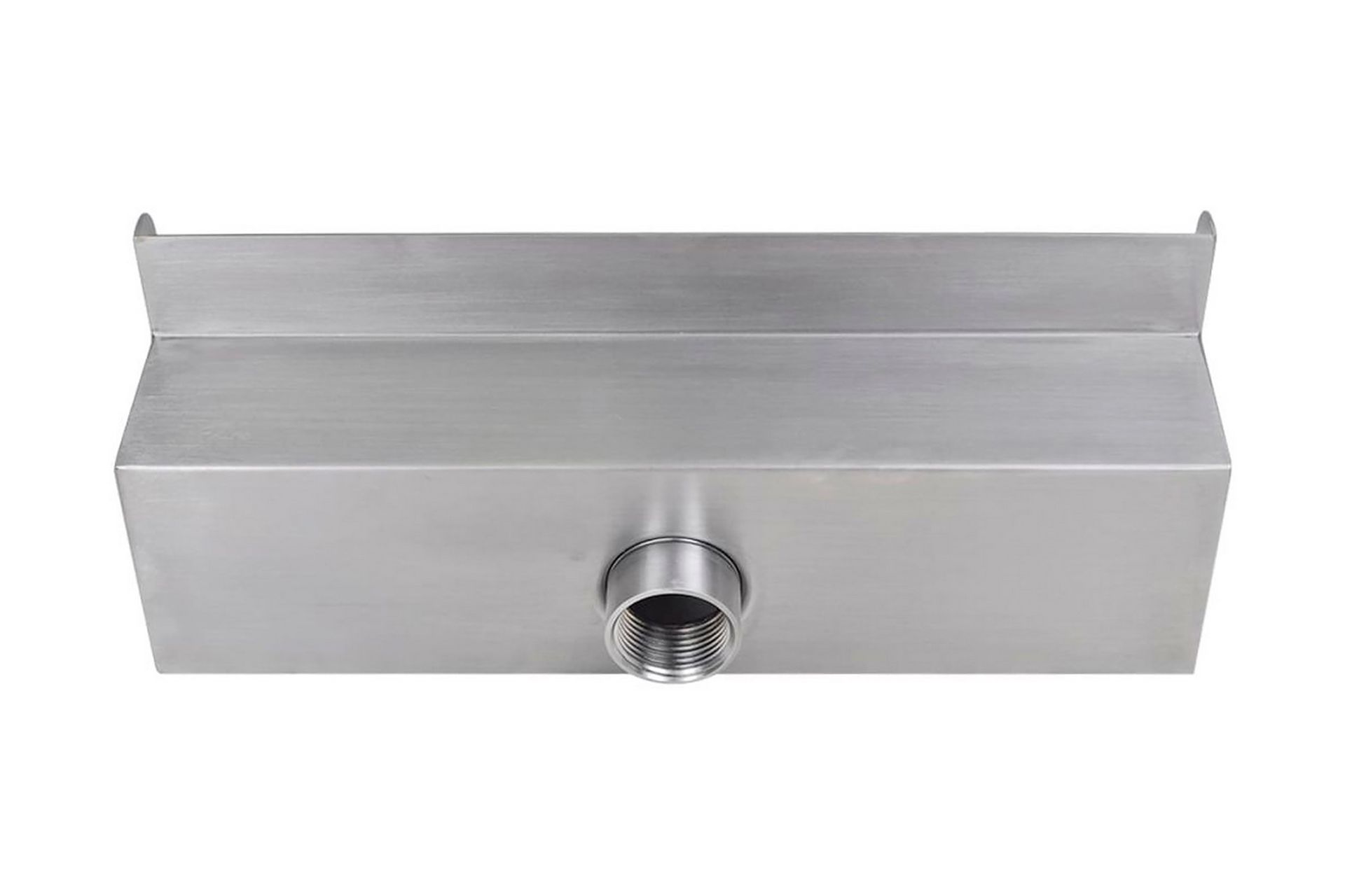 Rektangulr foss med lysdioder i rustfritt stål 30 cm - Hage - Utemiljø - Hagedekorasjon - Dam & fontene