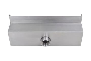 Rektangulr foss med lysdioder i rustfritt stål 30 cm - Hage - Utemiljø - Hagedekorasjon - Dam & fontene