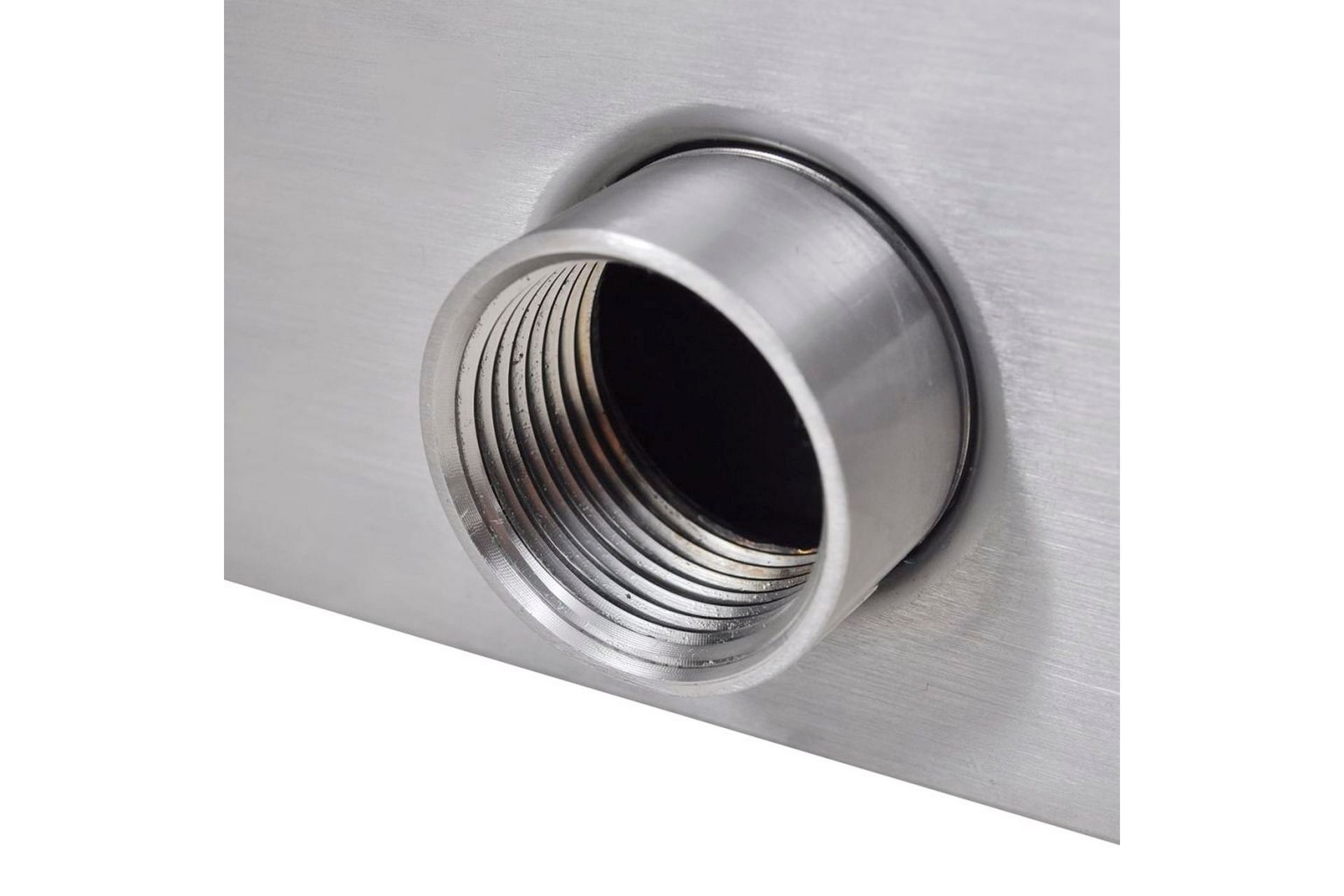 Rektangulr foss med lysdioder i rustfritt stål 30 cm - Hage - Utemiljø - Hagedekorasjon - Dam & fontene