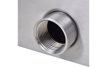 Rektangulr foss med lysdioder i rustfritt stål 30 cm - Hage - Utemiljø - Hagedekorasjon - Dam & fontene