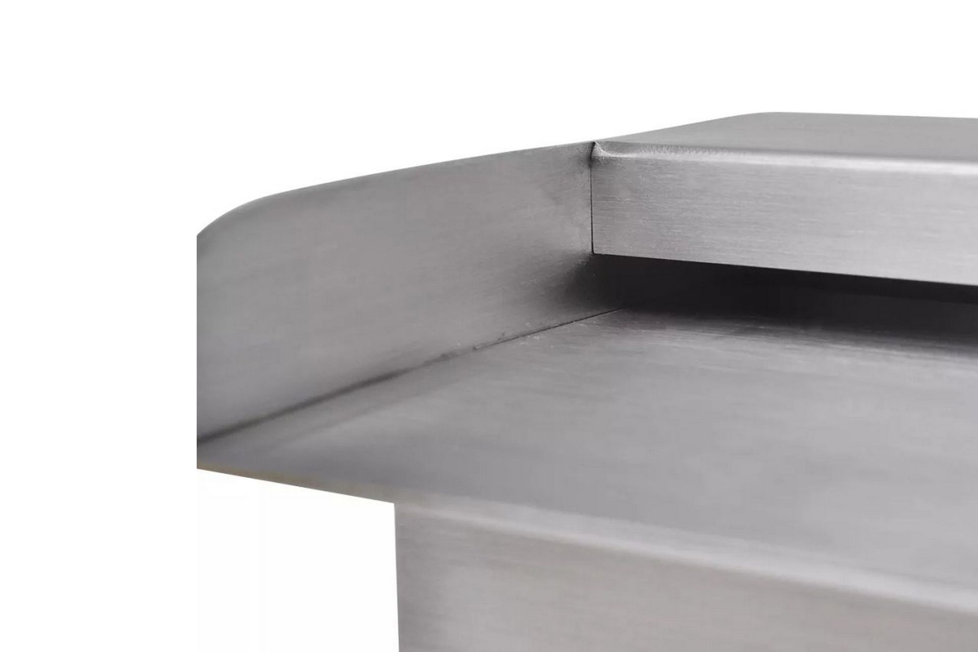 Rektangulr foss med lysdioder i rustfritt stål 30 cm - Hage - Utemiljø - Hagedekorasjon - Dam & fontene