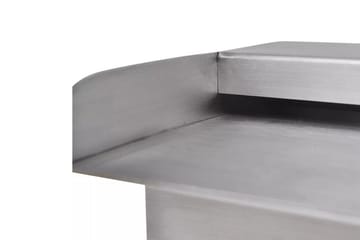 Rektangulr foss med lysdioder i rustfritt stål 30 cm - Hage - Utemiljø - Hagedekorasjon - Dam & fontene