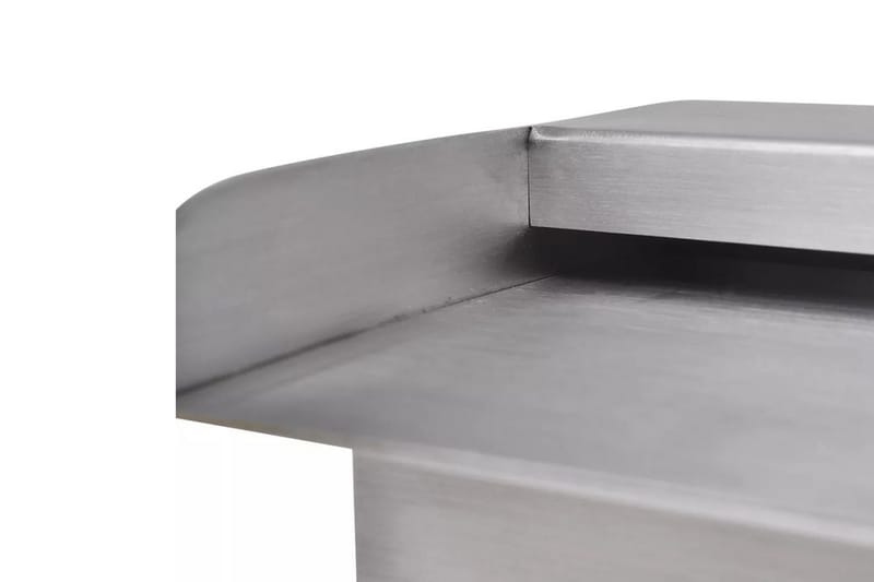 Rektangulr foss med lysdioder i rustfritt stål 30 cm - Hage - Utemiljø - Hagedekorasjon - Dam & fontene