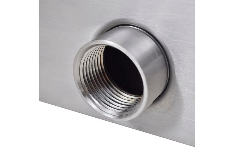 Rektangulr foss med lysdioder i rustfritt stål 45 cm - Hage - Utemiljø - Hagedekorasjon - Dam & fontene