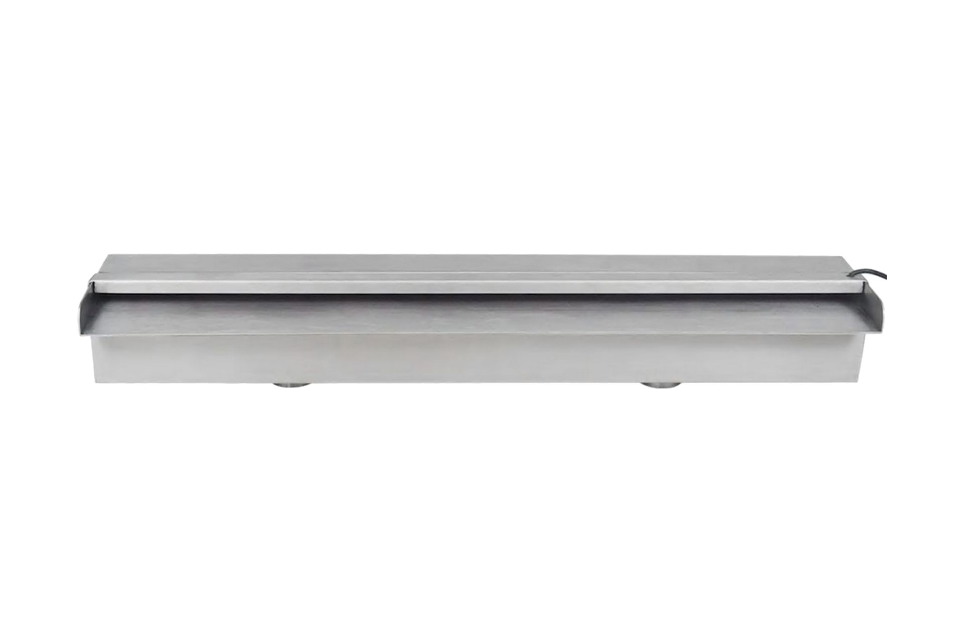 Rektangulr foss med lysdioder i rustfritt stål 60 cm - Hage - Utemiljø - Hagedekorasjon - Dam & fontene