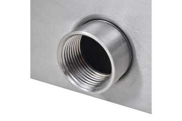 Rektangulr foss med lysdioder i rustfritt stål 60 cm - Hage - Utemiljø - Hagedekorasjon - Dam & fontene