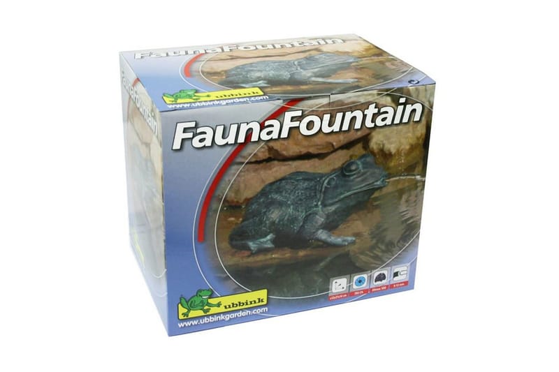 Ubbink Fontenefigur frosk 12 cm 1386008 - Hagefontene - Dam & fontene