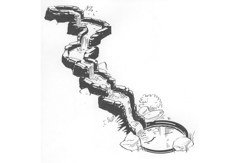 Ubbink Rett segment til hagefossen Colorado Cascade 1312074 - Hage - Utemiljø - Hagedekorasjon - Dam & fontene