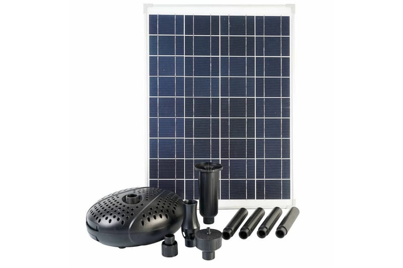 Ubbink SolarMax 2500 sett med solpanel og pumpe - Hage - Utemiljø - Hagedekorasjon - Dam & fontene
