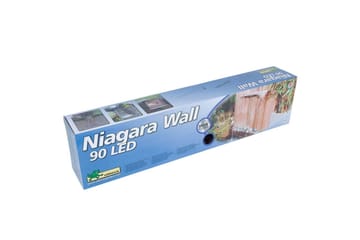 Ubbink Vannfall med LED Niagara 90 cm rustfritt stål 1312126 - Hage - Utemiljø - Hagedekorasjon - Dam & fontene