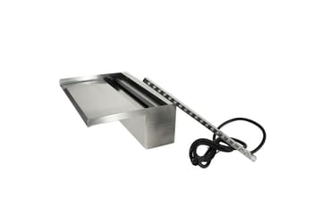 Ubbink Vannfall med LED Niagara 90 cm rustfritt stål 1312126 - Hage - Utemiljø - Hagedekorasjon - Dam & fontene
