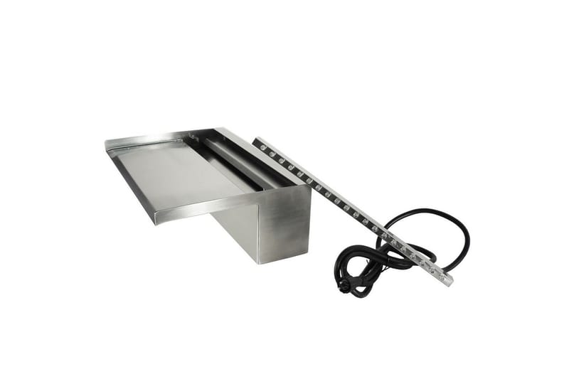 Ubbink Vannfall med LED Niagara 90 cm rustfritt stål 1312126 - Hage - Utemiljø - Hagedekorasjon - Dam & fontene