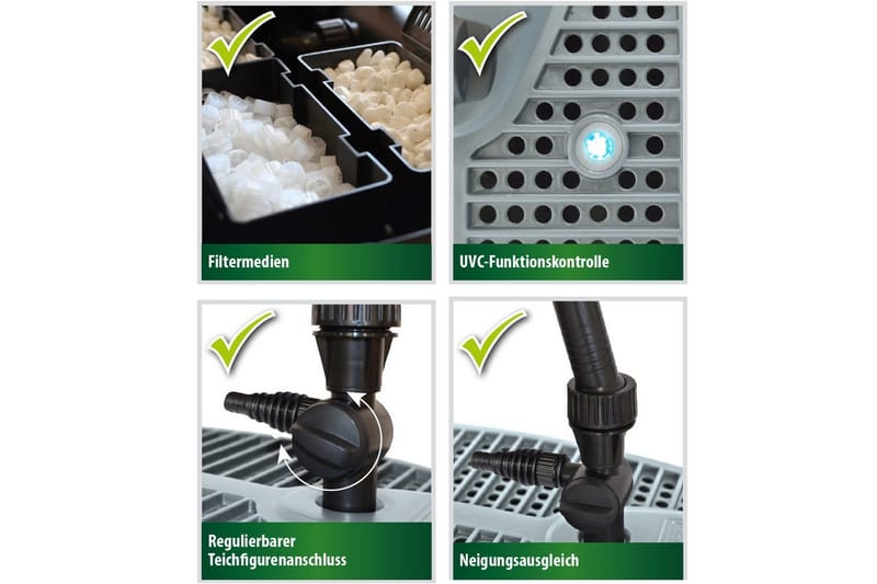 Undervannsfilter Heissner Smartline Vannspill UVC - Hage - Utemiljø - Hagedekorasjon - Dam & fontene