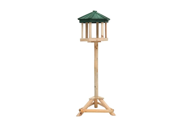 Frittstående fuglemater heltre gran 33x106 cm - Brun - Hage - Utemiljø - Hagedekorasjon - Fuglemater & fuglehus