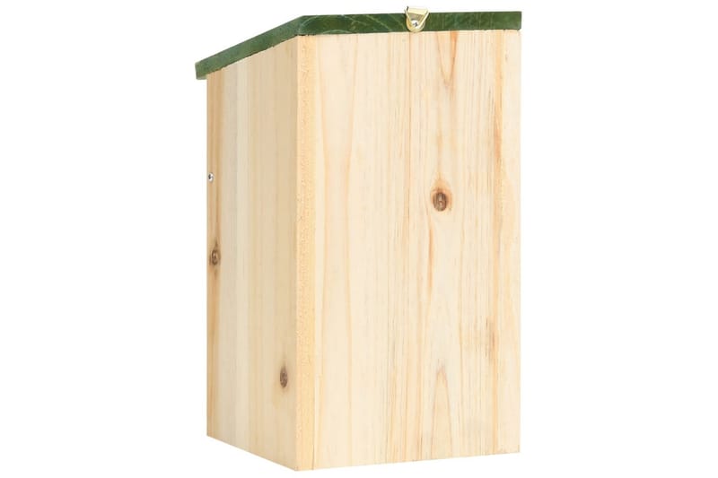 Fuglehus 10 stk heltre gran 12x12x22 cm - Brun - Hage - Utemiljø - Hagedekorasjon - Fuglemater & fuglehus