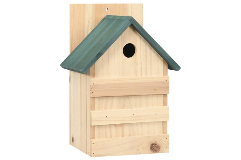 Fuglehus 4 stk 23x19x33 cm gran - Hage - Utemiljø - Hagedekorasjon - Fuglemater & fuglehus