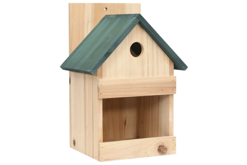 Fuglehus 4 stk 23x19x33 cm gran - Hage - Utemiljø - Hagedekorasjon - Fuglemater & fuglehus