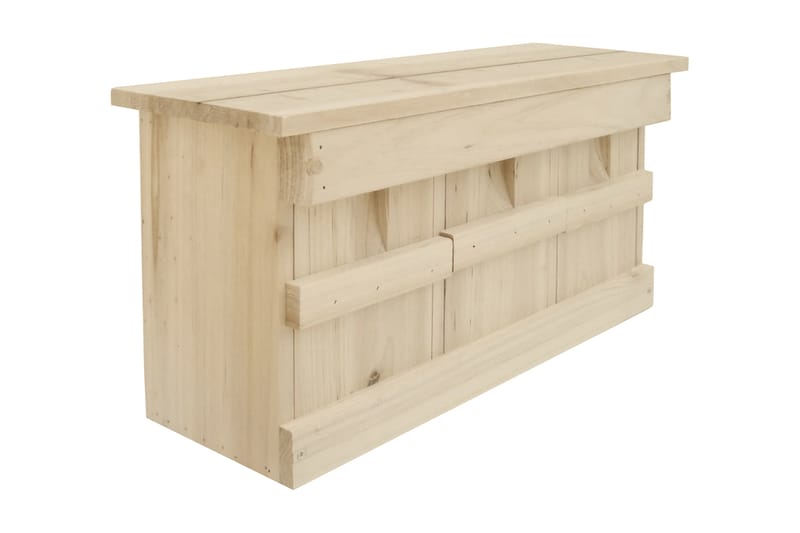 Fuglehus spurv 44 x 15,5 x 21,5 cm - Hage - Utemiljø - Hagedekorasjon - Fuglemater & fuglehus