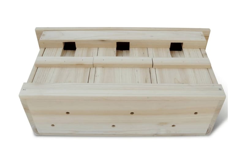 Fuglehus spurv 44 x 15,5 x 21,5 cm - Hage - Utemiljø - Hagedekorasjon - Fuglemater & fuglehus
