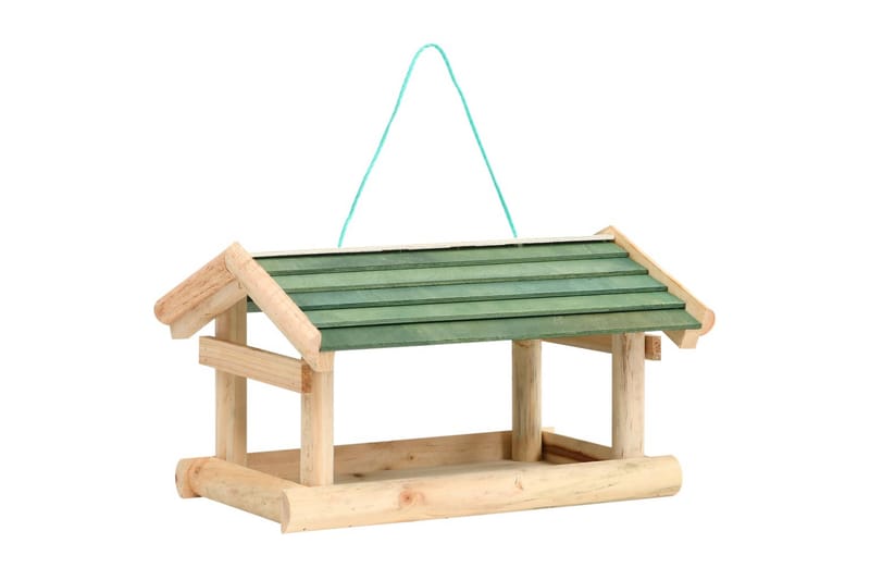Fuglemater heltre 35x29,5x21 cm - Brun - Hage - Utemiljø - Hagedekorasjon - Fuglemater & fuglehus