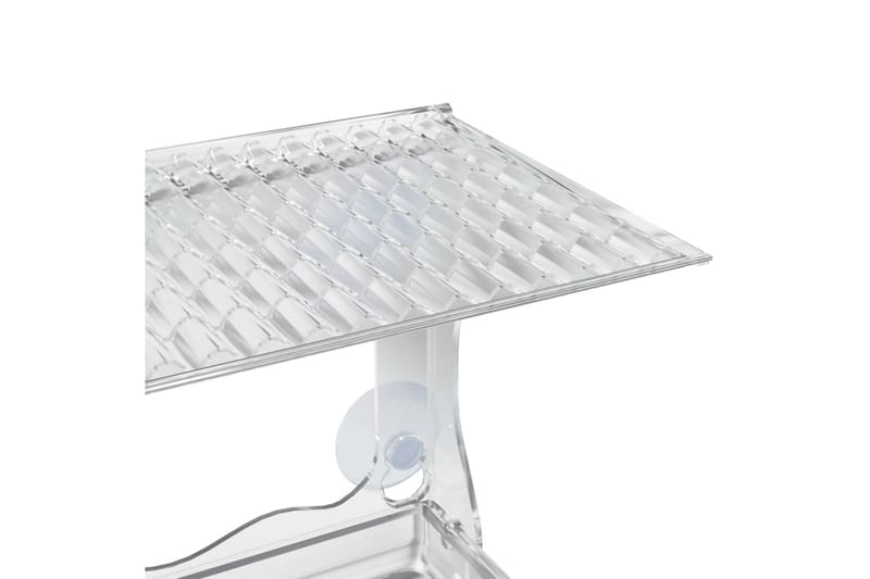 Fuglematere for vindu 2 stk akryl 30x12x15 cm - Gjennomsiktig - Hage - Utemiljø - Hagedekorasjon - Fuglemater & fuglehus