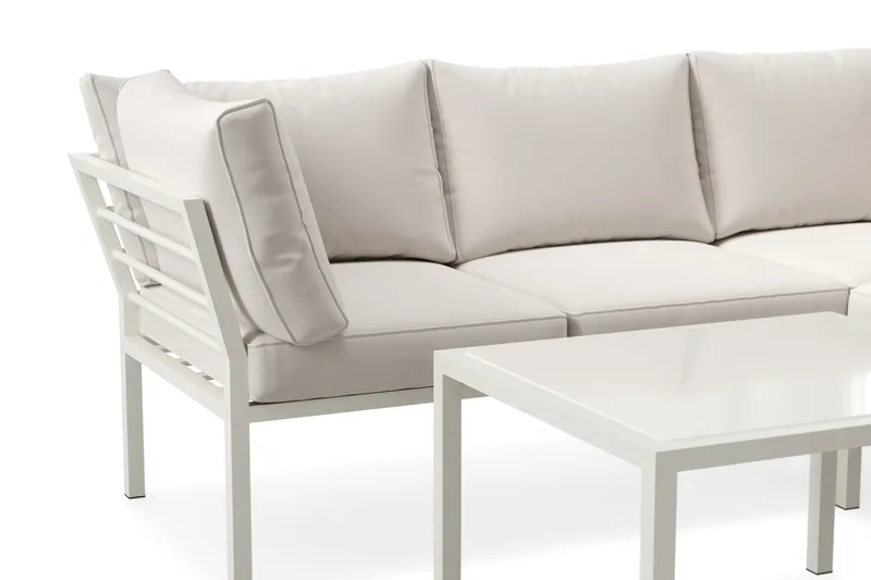Ariany 5-seters Hjørnesofa Utendørs - Beige - Hage - Utemiljø - Veranda & terrasse - Verandamøbler