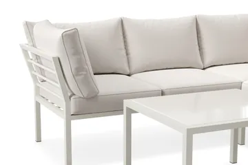 Ariany hjørnesofa utendørs 5-seters - Beige - Hagemøbler - Loungemøbler - Sofagruppe utendørs