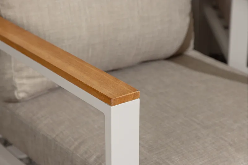 Aspvik Sofagruppe 5-seter - Beige/Grå - Hage - Utemiljø - Veranda & terrasse - Verandamøbler