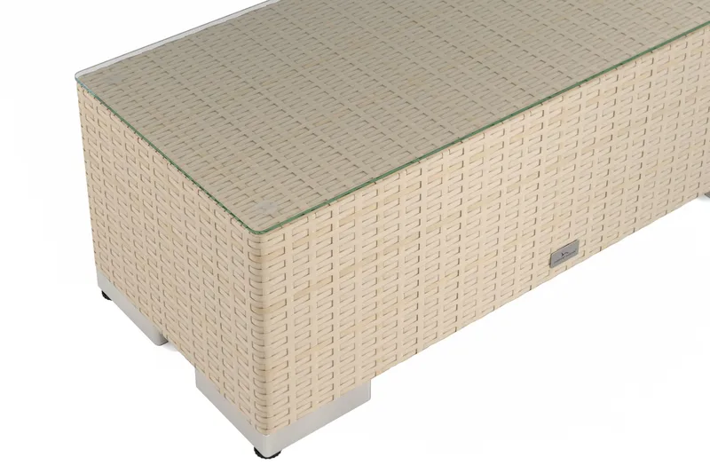 Bahamas Endemodul Utendørs 38x90 cm - Beige - Hagemøbler - Loungemøbler - Moduler