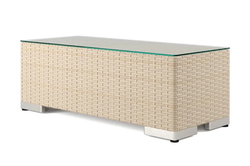 Bahamas Endemodul Utendørs 38x90 cm - Beige - Hagemøbler - Loungemøbler - Moduler