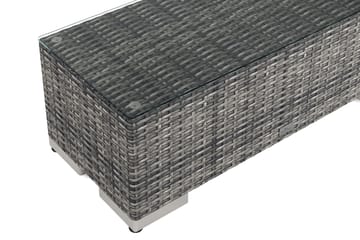Bahamas Endemodul Utendørs 38x90 cm - Grå - Hagemøbler - Loungemøbler - Moduler