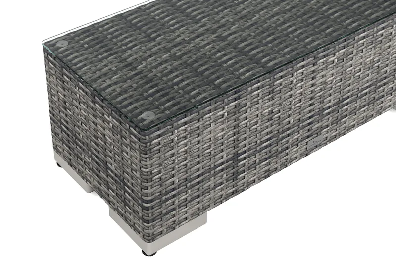 Bahamas Endemodul Utendørs 38x90 cm - Grå - Hagemøbler - Loungemøbler - Moduler