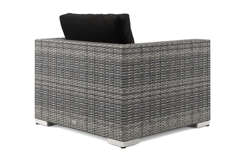 Bahamas Lounge Lenestol Utendørs i Kunstrotting - Grå - Hagemøbler - Loungemøbler - Loungestol ute