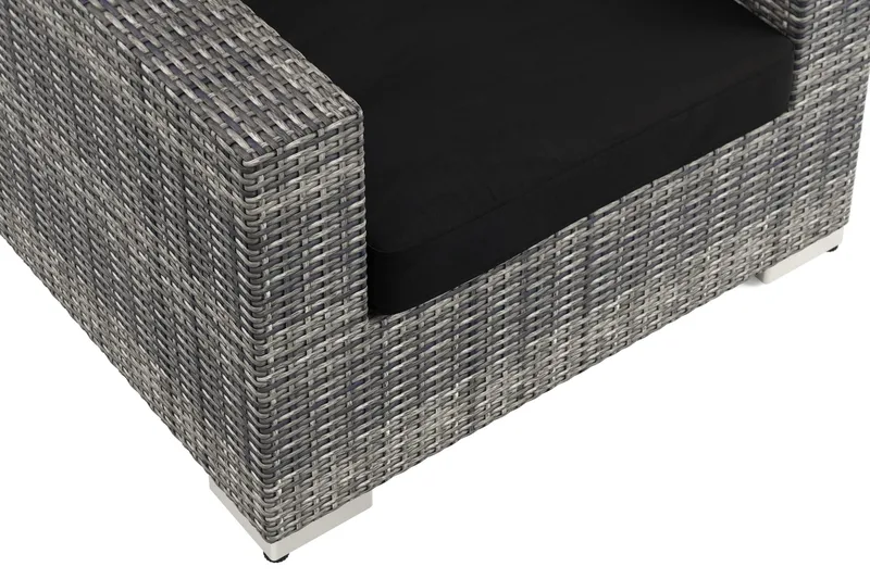 Bahamas Lounge Lenestol Utendørs i Kunstrotting - Grå - Hagemøbler - Loungemøbler - Loungestol ute