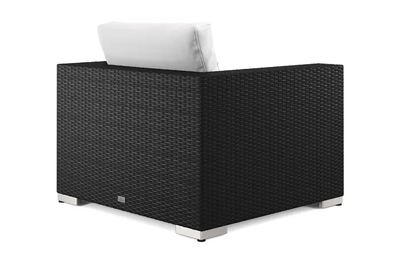 Bahamas Lounge Lenestol Utendørs i Kunstrotting - Svart - Hagemøbler - Loungemøbler - Loungestol ute