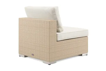 Bahamas Midtmodul Utendørs - Beige - Hagemøbler - Loungemøbler - Moduler - Midtmodul hagesofa