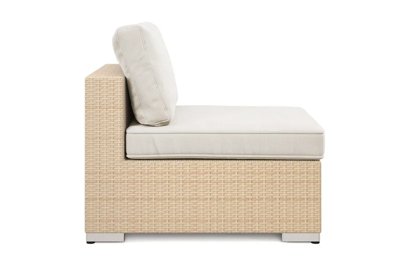 Bahamas Midtmodul Utendørs - Beige - Hagemøbler - Loungemøbler - Moduler - Midtmodul hagesofa
