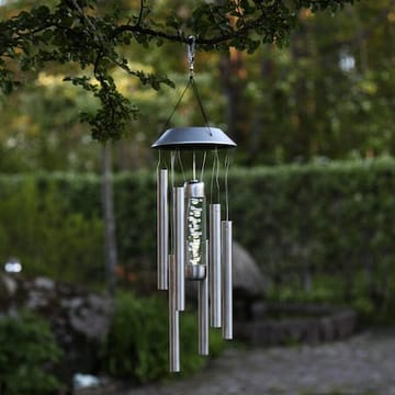 Bubbly solcellevindspill 35 cm - sølv - Hage - Utemiljø - Hagedekorasjon - Hagefigurer & hagepynt - Vindmølle