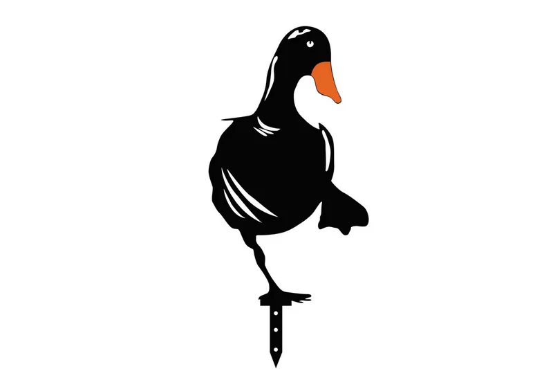 Dekorativt hage metalltilbehør sett Ender Svart - Svart - Hage - Utemiljø - Hagedekorasjon - Hagefigurer & hagepynt - Plastdyr