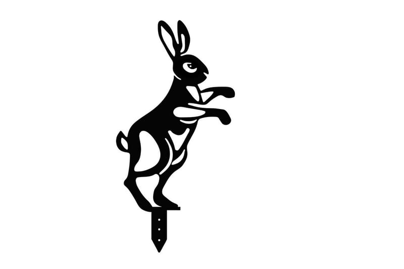 Dekorativt hage metalltilbehør sett Jarielhaven Svart - Svart - Hage - Utemiljø - Hagedekorasjon - Hagefigurer & hagepynt - Hagestatue