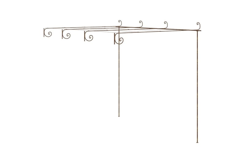 Hagebue antikk brun 4x3x2,5 m jern - Brun - Hage - Utemiljø - Hagedekorasjon - Hagefigurer & hagepynt