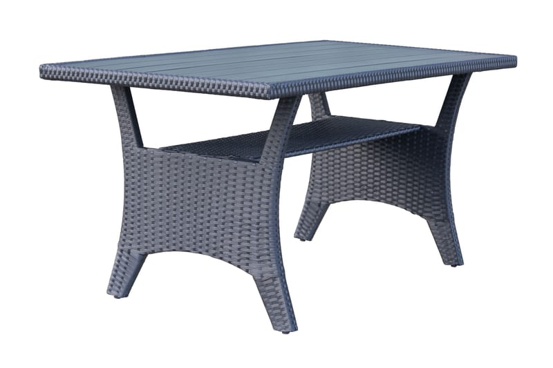 James Light Stor L-formet Vendbar Loungegruppe for Utendørs i Kunstrotting med Oppbevaring og Hvite Puter - Svart - Hage - Utemiljø - Veranda & terrasse - Verandamøbler