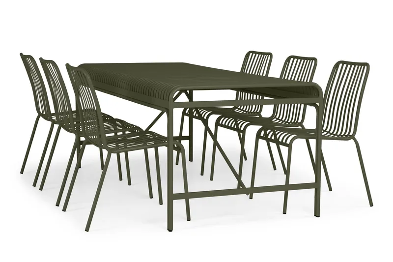 Jarva spisebord utendørs 200 cm - Grønn - Hagemøbler - Hagebord - Spisebord ute
