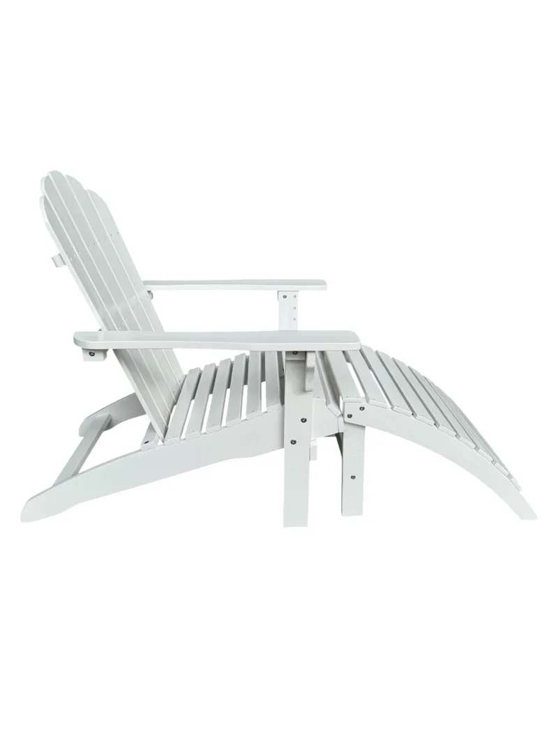 Landet dekkstol utendørs - Hvit - Hagemøbler - Stoler & Lenestoler - Solstoler - Dekkstol