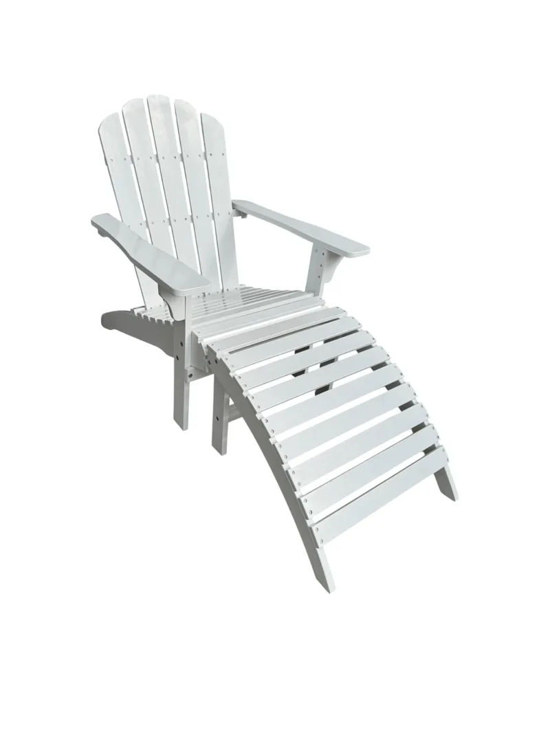 Landet dekkstol utendørs - Hvit - Hagemøbler - Stoler & Lenestoler - Solstoler - Dekkstol