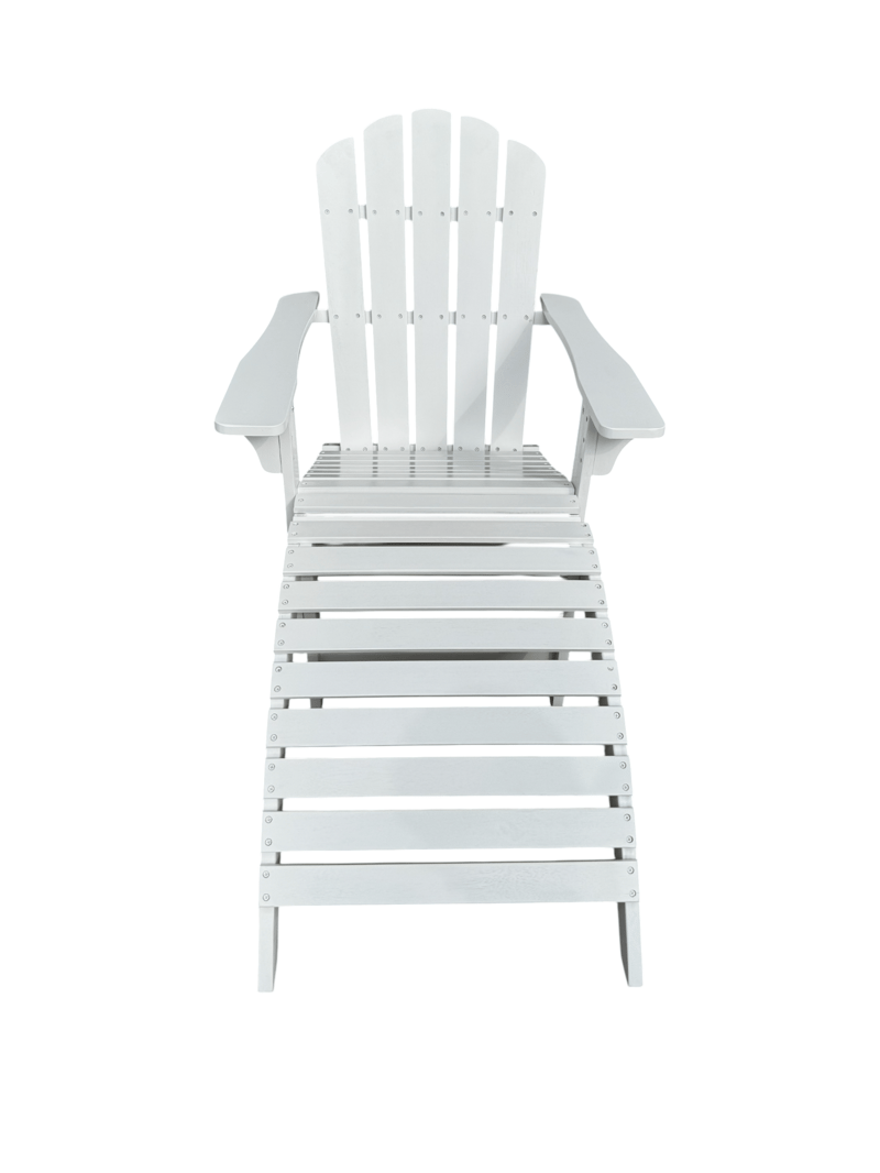 Landet dekkstol utendørs - Hvit - Hagemøbler - Stoler & Lenestoler - Solstoler - Dekkstol