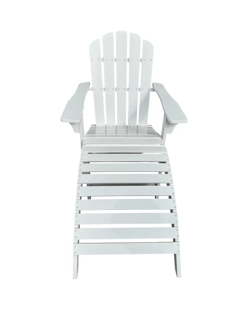 Landet dekkstol utendørs - Hvit - Hagemøbler - Stoler & Lenestoler - Solstoler - Dekkstol