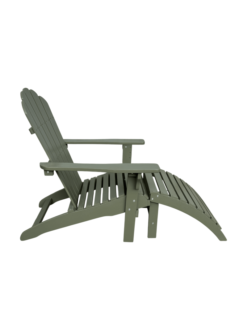 Landet Solstol Utendørs - Mørk grønn - Hagemøbler - Stoler & Lenestoler - Solstoler - Dekkstol